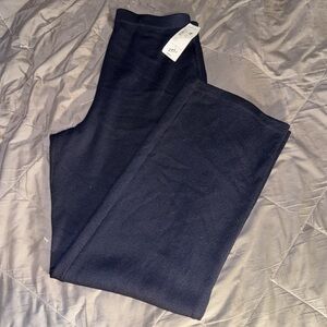 ST.JOHNS KNIT RIBBED BLUE PANTS